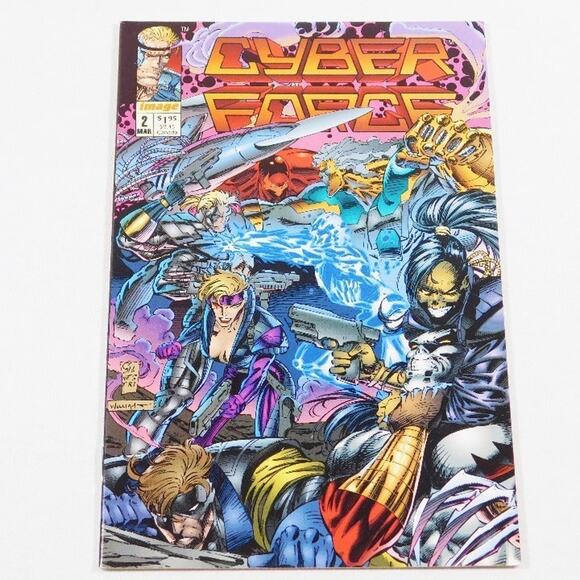 Image 1993 Cyber Force Comic Books Issues 1 & 2 - Picture 4 of 5